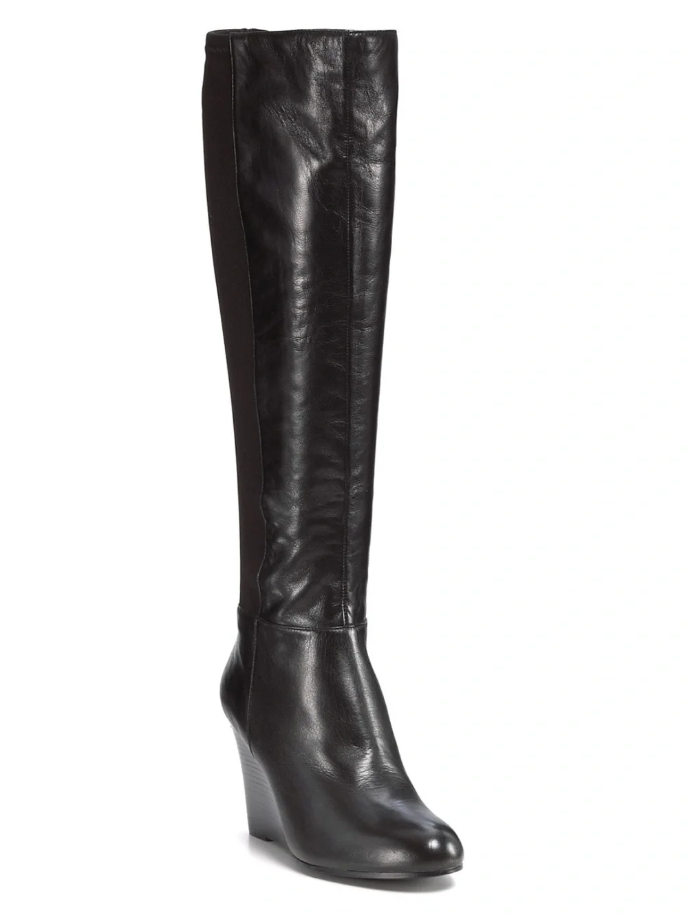 MICHAEL Michael Kors Black Over-the-Knee Wedge Boots